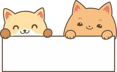 Obraz premium 고양이 이름표