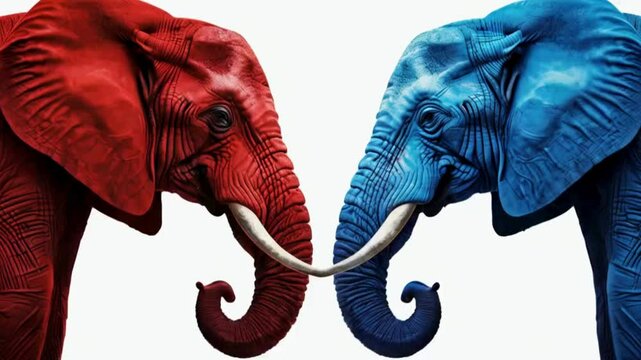 elephant playing