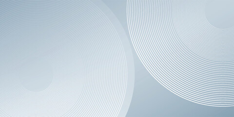 Fototapeta premium Abstract gray modern background with circle elements simple art