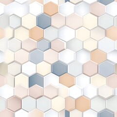 Fototapeta premium Create stunning hexagonal patterns for modern design