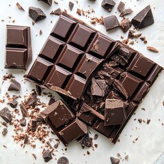 create chocolate for national chocolate day , generative ai