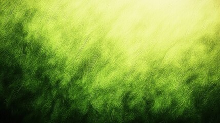 Naklejka premium A soft, abstract representation of green grass, creating a serene and calming atmosphere.