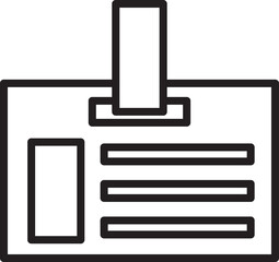 Id Card Badge Icon
