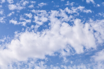 Obraz premium Vast blue sky and clouds sky as background for design