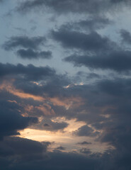clouds at sunset
