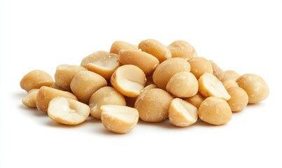 A pile of nuts with some of them missing