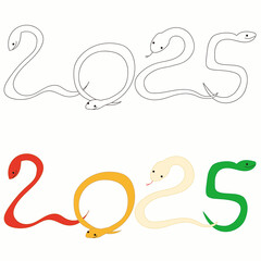 へびのかわいいイラスト素材