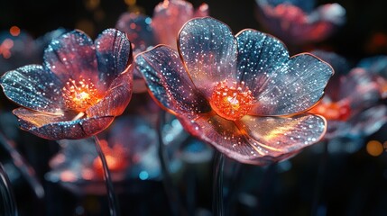 Glowing Flowers