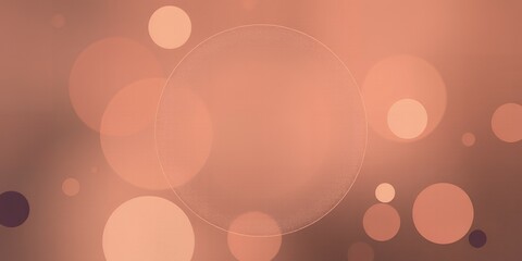 Abstract background with soft peach and pink circles.