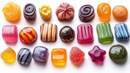 Assortment of Colorful Candies