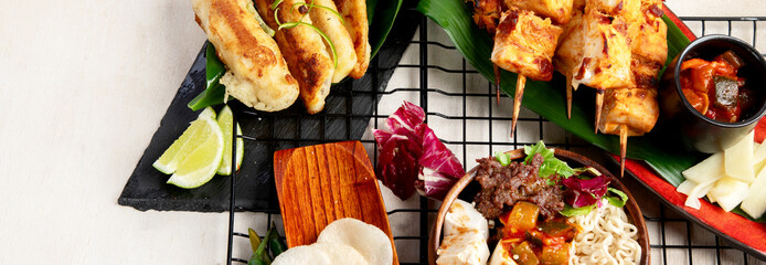 Traditional Indonesian food.