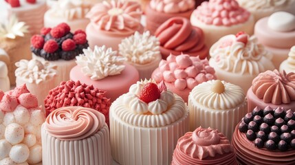 A Collection of Exquisitely Decorated Cakes