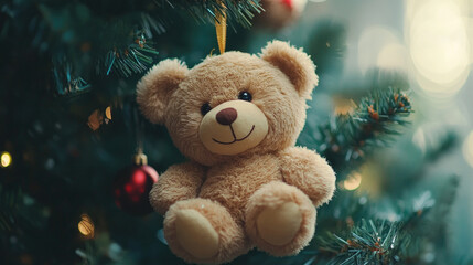 Christmas Tree and Bear Toys