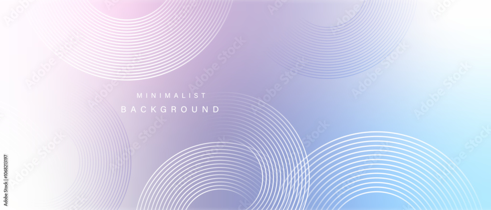 Poster Gradient abstract background with circular line patterns. Vector illustration.	
