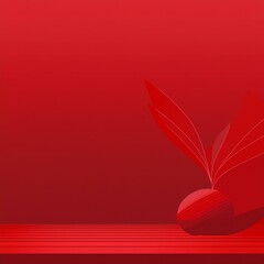 다양한 빨간색 패턴의 배경 이미지 (Background image with various red patterns)