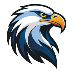 Obraz premium Illustration of a majestic eagle head