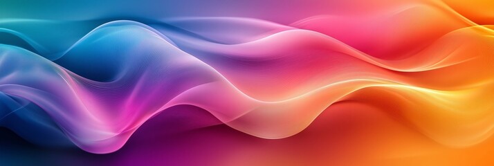 Fototapeta premium Colorful background with wavy gradient, colorful waves, colorful line