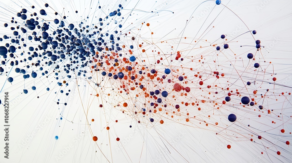 Leinwandbilder visualize health risks through abstract data representation to enhance understanding and awareness