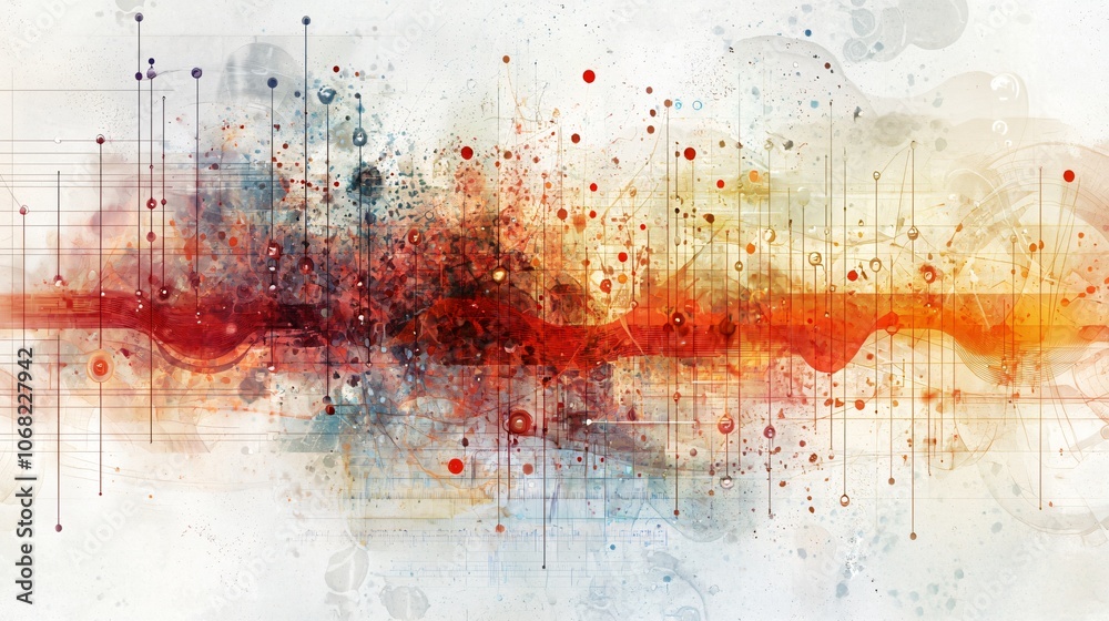 Leinwandbilder visualize health risks through abstract art an in-depth analysis of data representation techniques