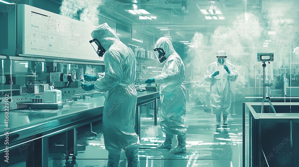 Poster explore the essential role of infection control systems in advanced laboratory environments for enha