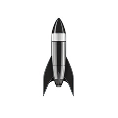 Obraz premium Rocket Isolated On Transparent Background, Generative AI