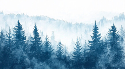 Obraz premium forest in the morning