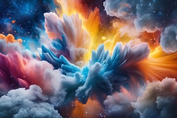 Abstract Cosmic Cloudscape.