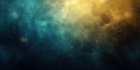 Naklejka premium Cosmic Background with Stars and Nebulae