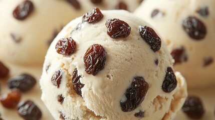Rum raisin ice cream 