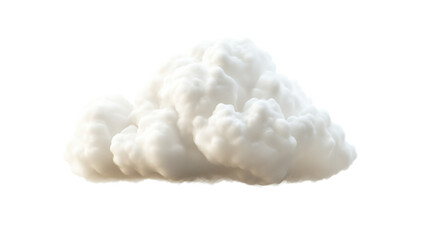 white clouds isolated on white or transparent png