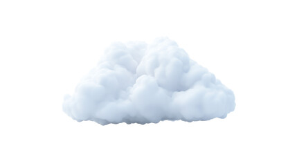 white clouds isolated on white or transparent png
