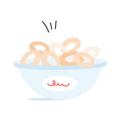 Crunchy potato rings, a perfect snack for any occasion