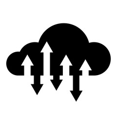 Cloud Tech Icon Glyph