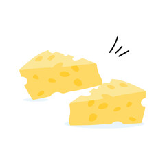 Slices of cheese, ideal for sandwiches, burgers, and snacks