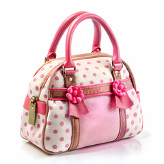bag for girls on white background