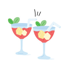 Grab this amazing icon of margarita in modern style