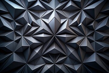 Captivating Abstract Geometric Black Texture with Striking 3D Effect for Urban Exploration Photography Enthusiasts and Modern Art Lovers