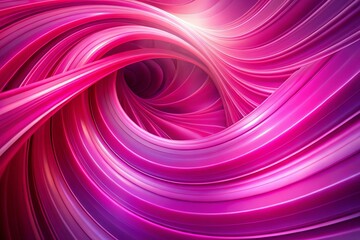 Captivating Abstract Pink Twisting Animation Background with Looping Patterns on the Left, Ideal for Creative Projects and Digital Artwork with Ample Copy Space