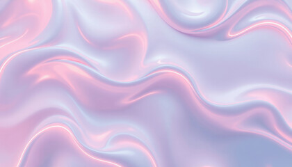 Obraz premium smooth, flowing background with fluid colors in soft pink and blue tones, creating serene and calming atmosphere. Ideal for various design projects