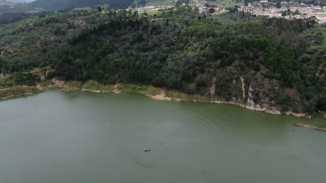 The Tomine lagoon in Colombia
