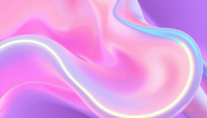 Obraz premium smooth, flowing background with fluid colors in shades of pink and purple, creating dreamy and vibrant atmosphere