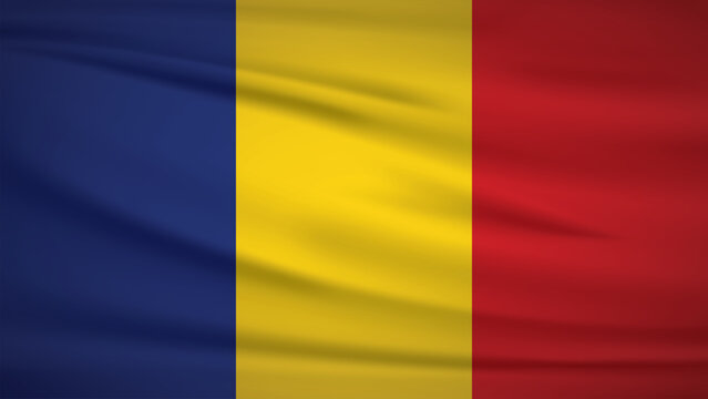 State of Romania flag Background Illustration 4K
