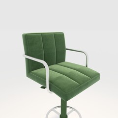 3d render bar stool design element. Furniture Collection