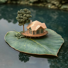 house on the river