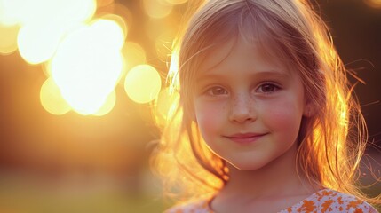 Fototapeta premium Warm-to-cool bokeh gradient, soft focus, gentle lighting blend
