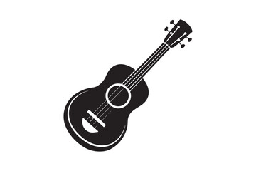 Ukulele Silhouette vector illustration, Ukulele Silhouette 