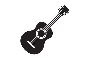 Ukulele Silhouette vector illustration, Ukulele Silhouette 