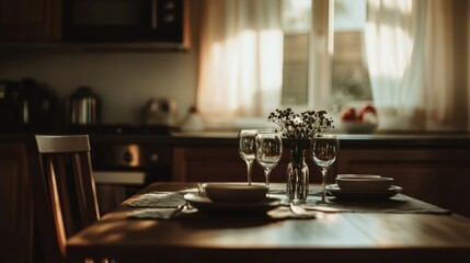 Warm and Inviting Kitchen and Dining Room