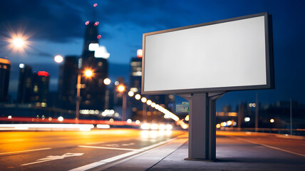 Empty advertising billboard or light box with copy space for your text message or media content in subway train station or airport information board commercial marketing concept.