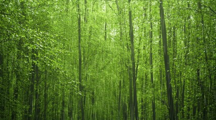 Fototapeta premium Enchanting Forest Rain: A Serene Symphony of Droplets - Ultra-Detailed Nature Photography Capturing Resilience and Calmness